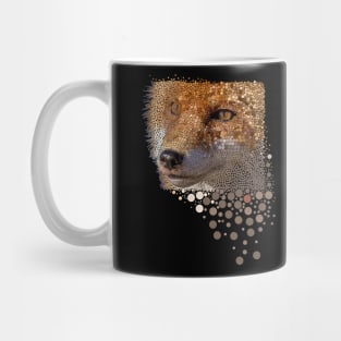 Fox pointillism Mug